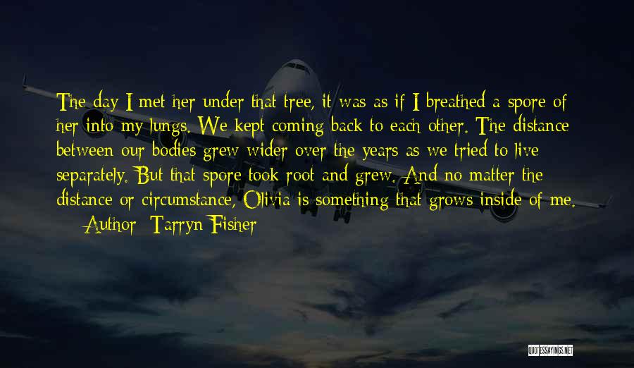 Distance Between Quotes By Tarryn Fisher