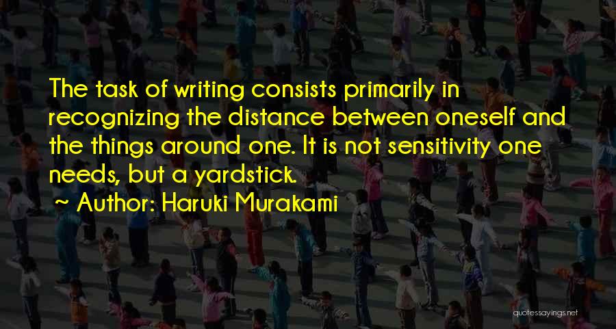 Distance Between U And Me Quotes By Haruki Murakami