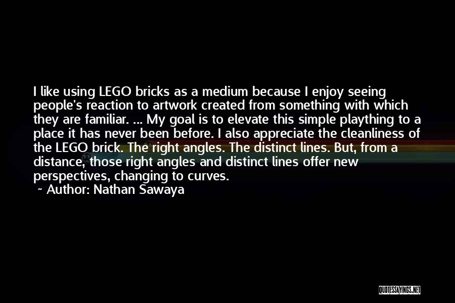 Distance Created Quotes By Nathan Sawaya