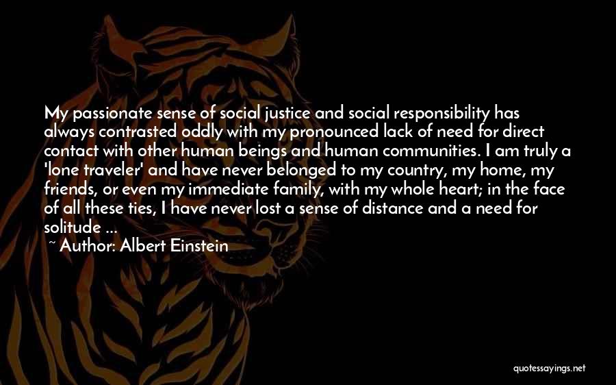 Distance Friends Quotes By Albert Einstein