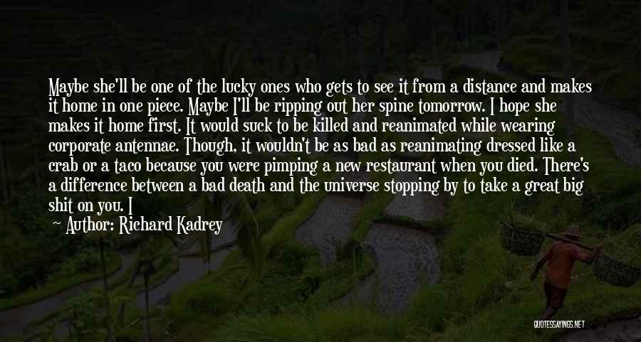 Distance From Home Quotes By Richard Kadrey