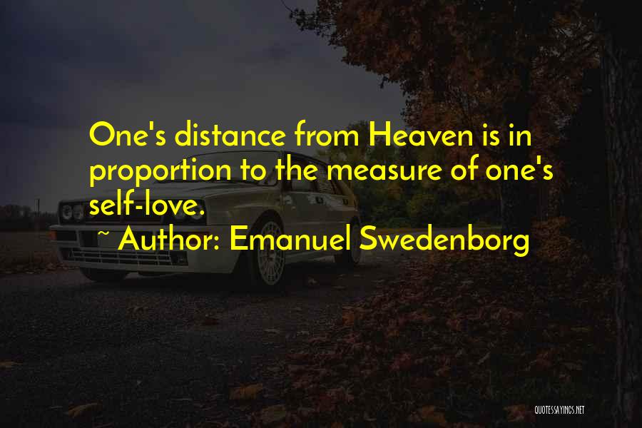 Distance From Love Quotes By Emanuel Swedenborg