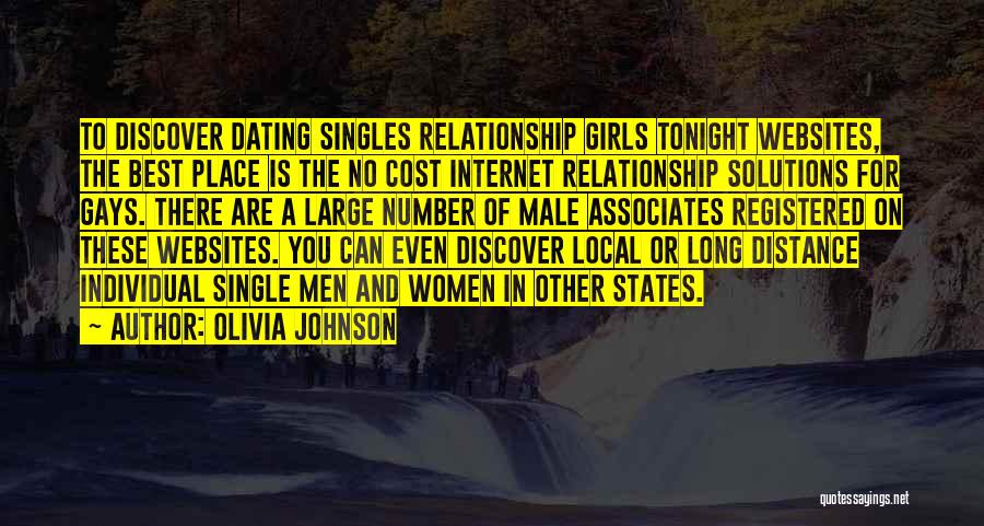 Distance In Relationship Quotes By Olivia Johnson