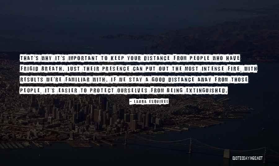 Distance Is Not Important Quotes By Laura Esquivel