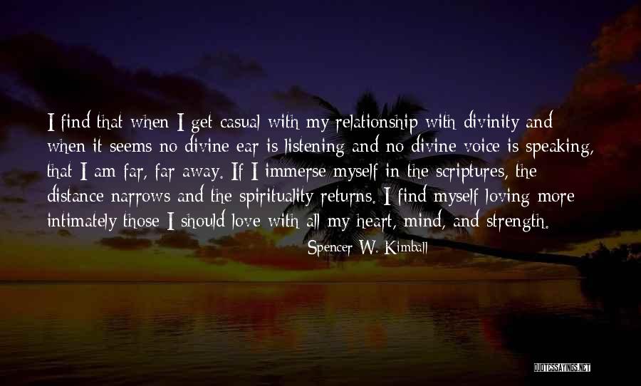 Distance Love Quotes By Spencer W. Kimball Distance Love Quotes By Spencer W. Kimball