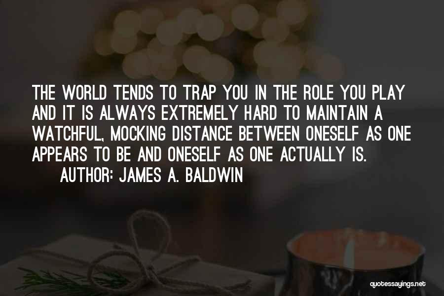 Distance Maintain Quotes By James A. Baldwin