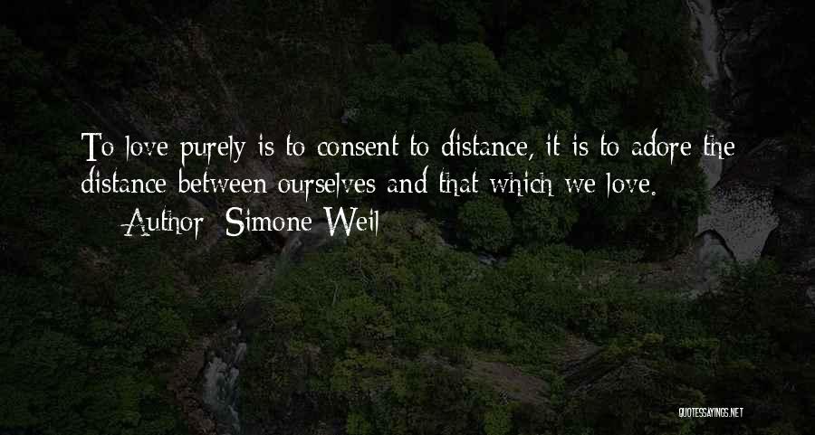 Distance Relationships Quotes By Simone Weil