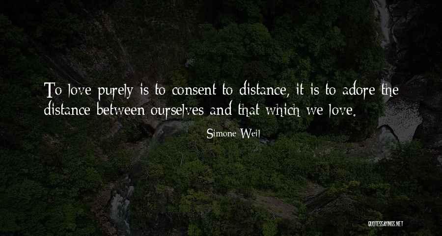 Distance Relationships Quotes By Simone Weil