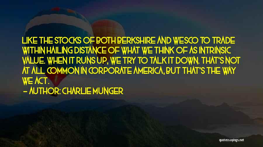 Distance Running Quotes By Charlie Munger