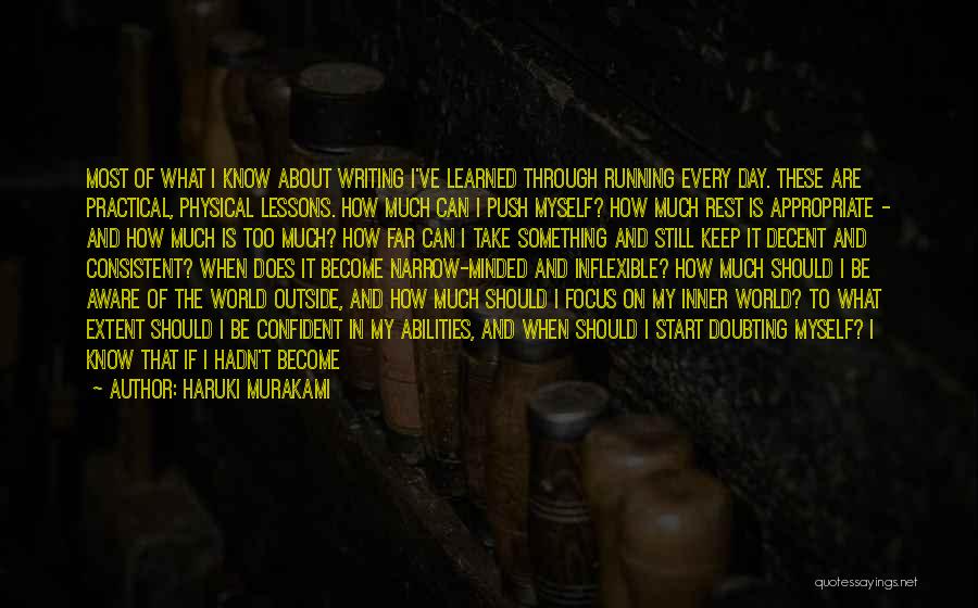 Distance Running Quotes By Haruki Murakami