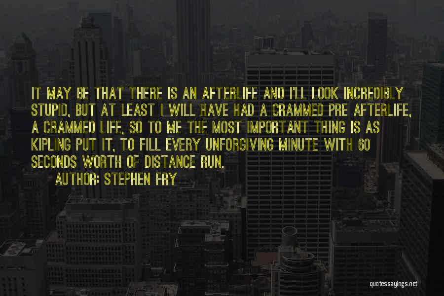 Distance Running Quotes By Stephen Fry