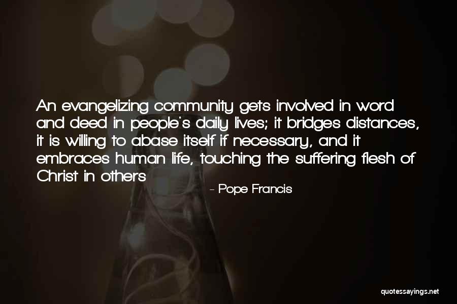 Distance That Christ Quotes By Pope Francis Distance That Christ Quotes By Pope Francis