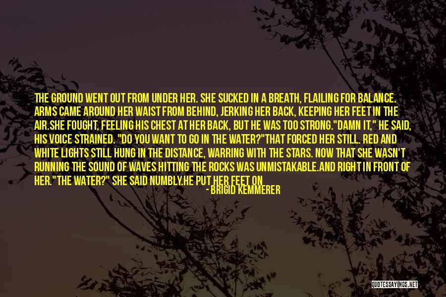 Distance That Water Quotes By Brigid Kemmerer