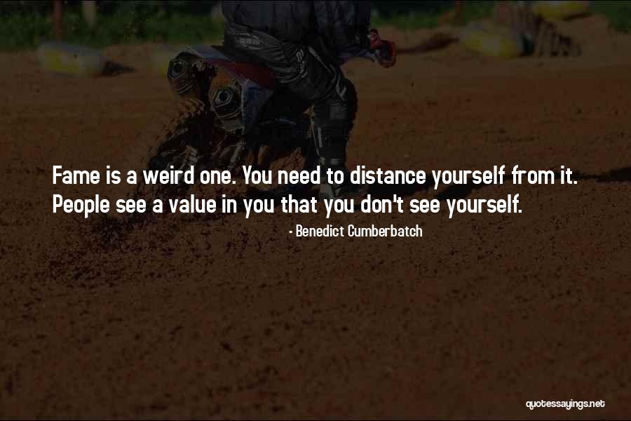 Distance Yourself From Quotes By Benedict Cumberbatch Distance Yourself From Quotes By Benedict Cumberbatch