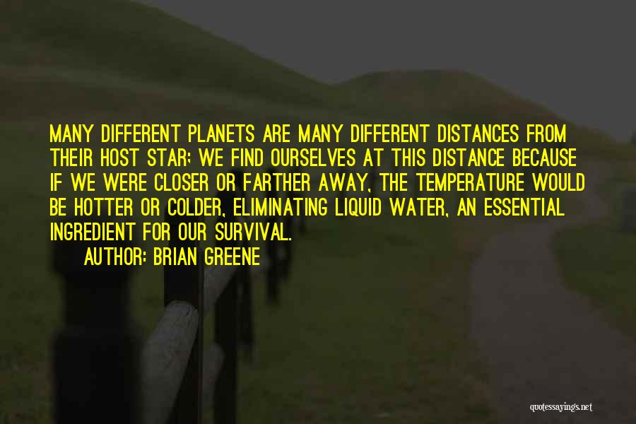 Distances Quotes By Brian Greene