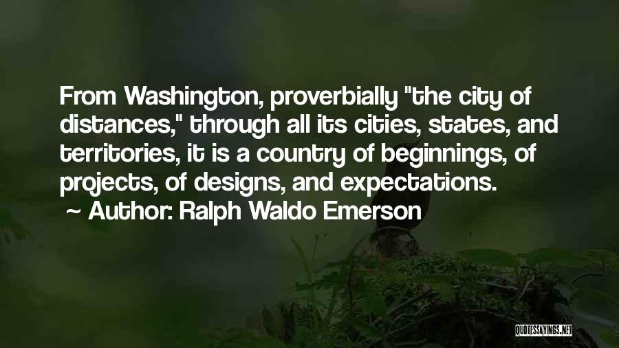 Distances Quotes By Ralph Waldo Emerson