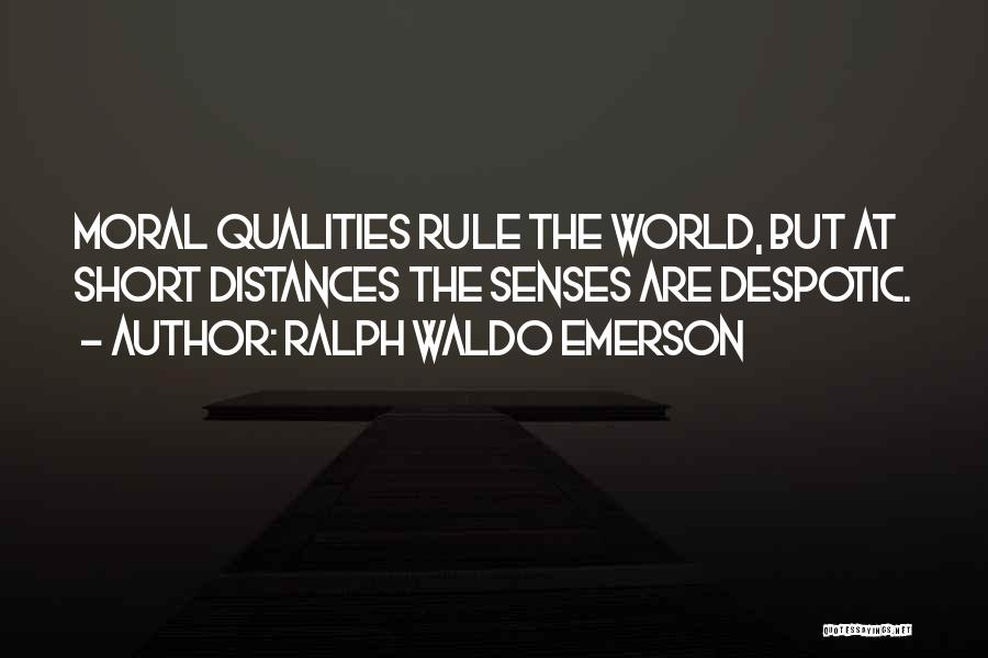 Distances Quotes By Ralph Waldo Emerson