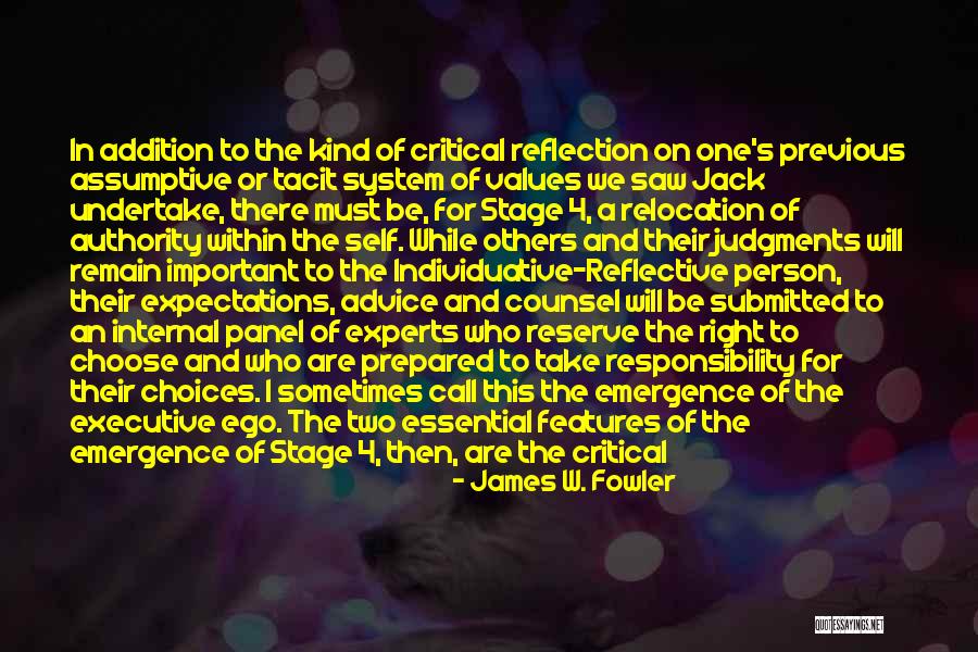 Distancing Quotes By James W. Fowler