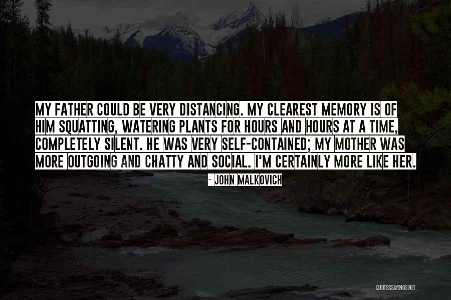 Distancing Quotes By John Malkovich