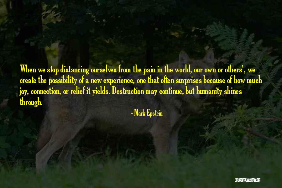 Distancing Quotes By Mark Epstein Distancing Quotes By Mark Epstein