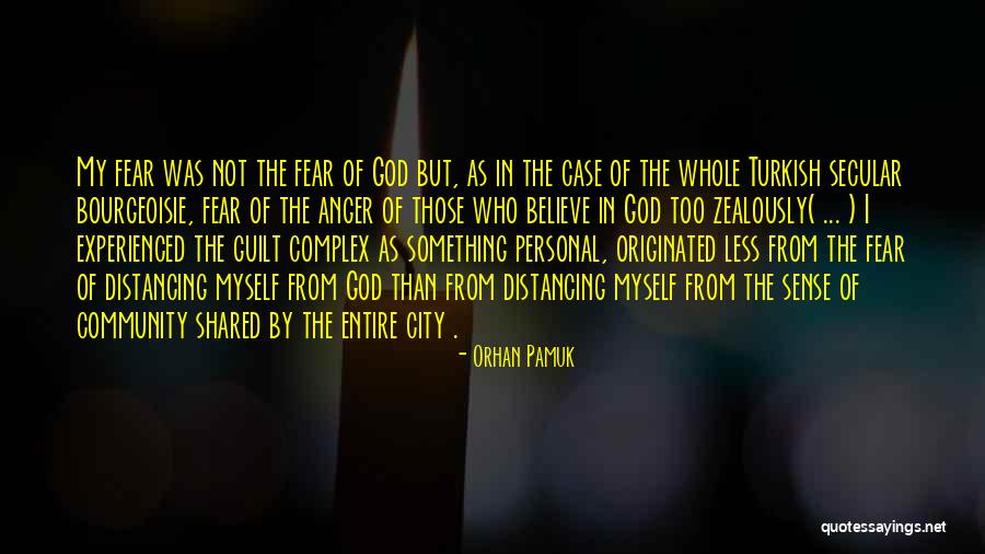 Distancing Quotes By Orhan Pamuk