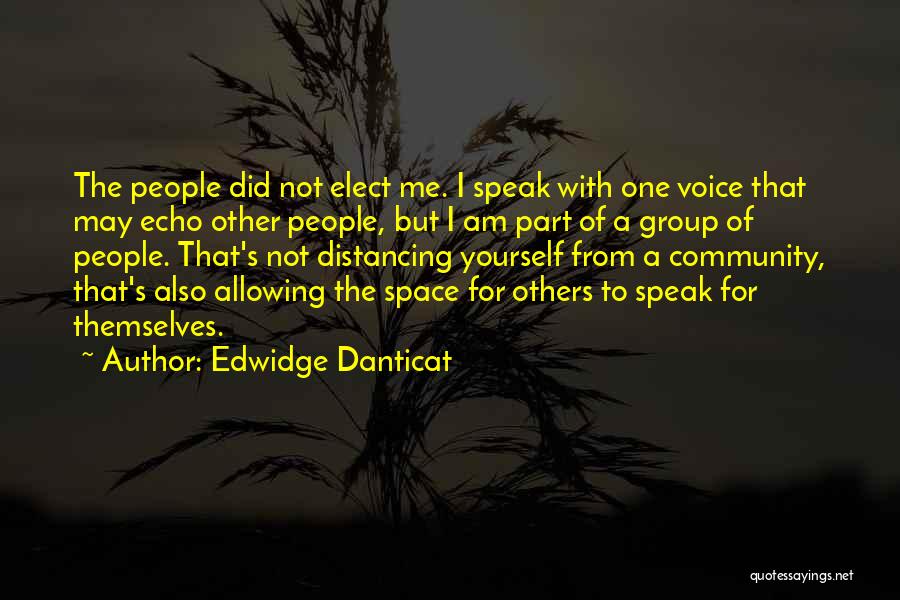 Distancing Self Quotes By Edwidge Danticat