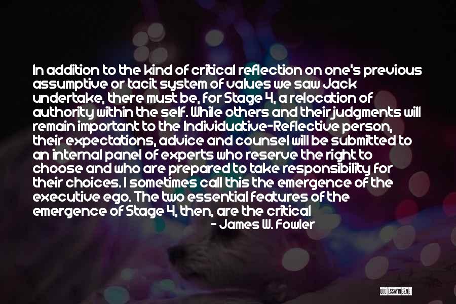 Distancing Self Quotes By James W. Fowler