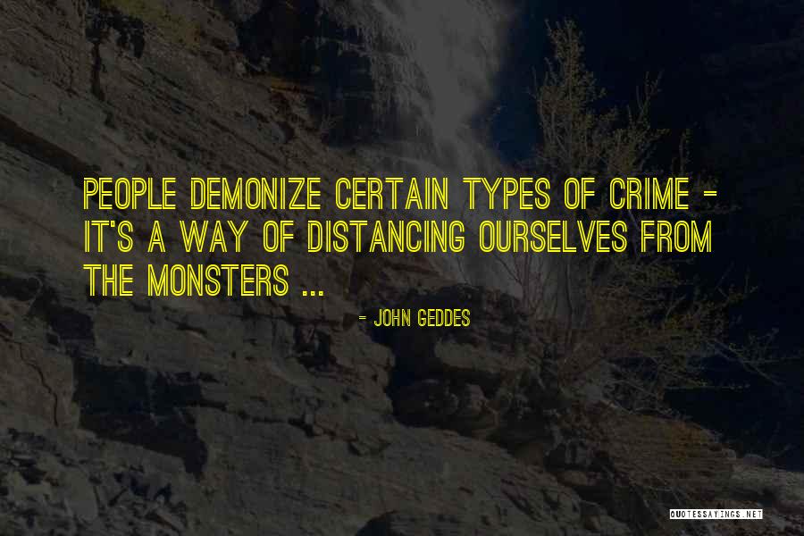 Distancing Self Quotes By John Geddes