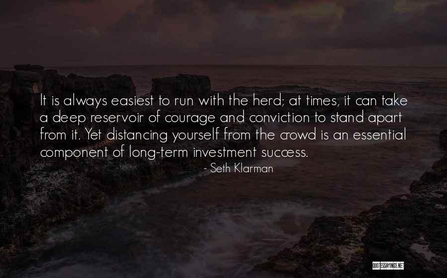 Distancing Self Quotes By Seth Klarman