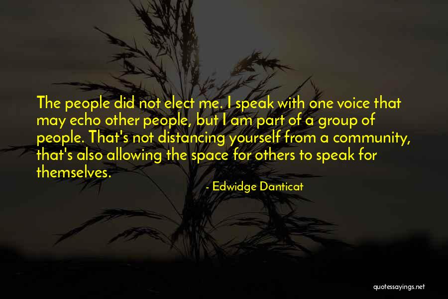 Distancing Yourself Quotes By Edwidge Danticat