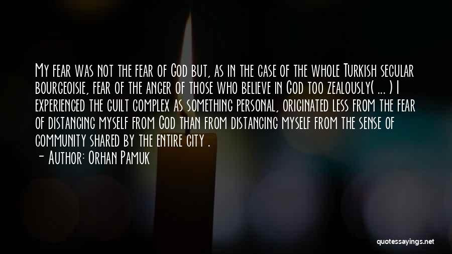 Distancing Yourself Quotes By Orhan Pamuk