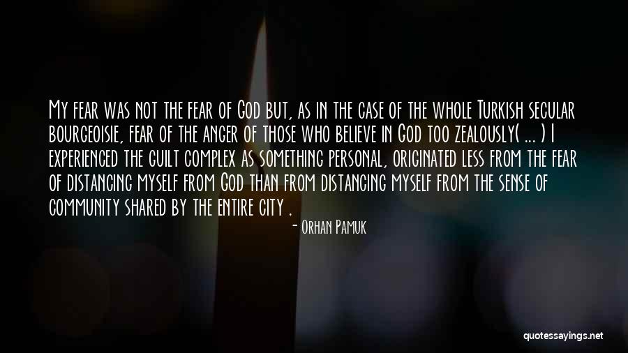 Distancing Yourself Quotes By Orhan Pamuk