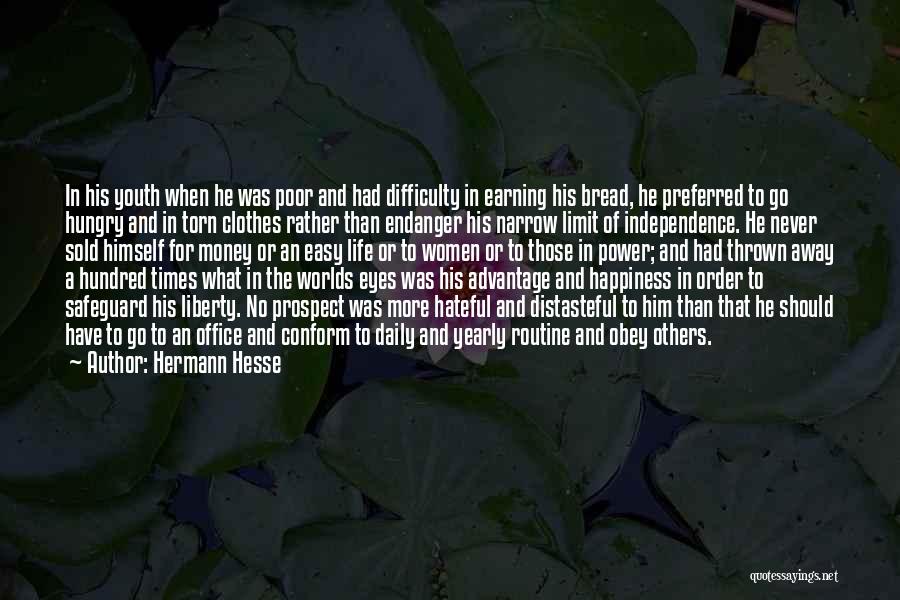 Distasteful Quotes By Hermann Hesse