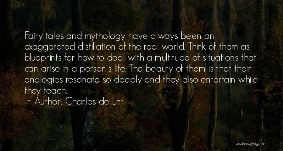 Distillation Quotes By Charles De Lint