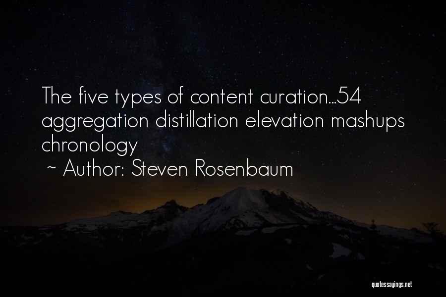 Distillation Quotes By Steven Rosenbaum