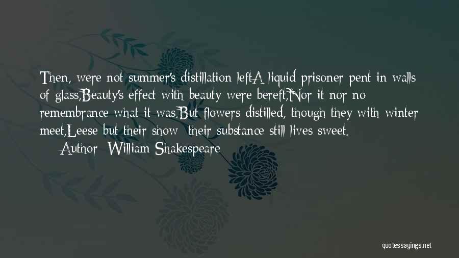 Distillation Quotes By William Shakespeare