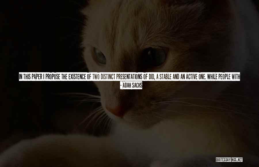 Distinct Identity Quotes By Adah Sachs Distinct Identity Quotes By Adah Sachs
