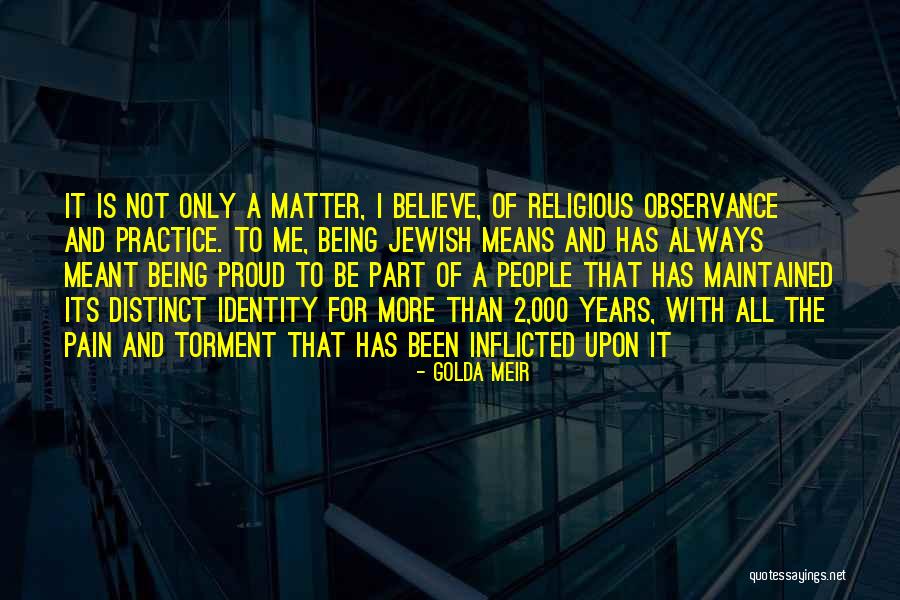 Distinct Identity Quotes By Golda Meir Distinct Identity Quotes By Golda Meir