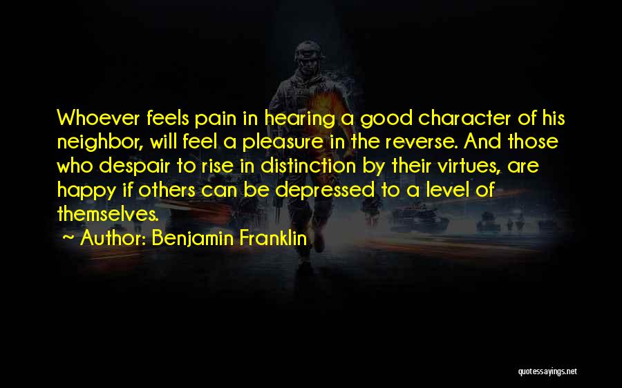 Distinction Quotes By Benjamin Franklin