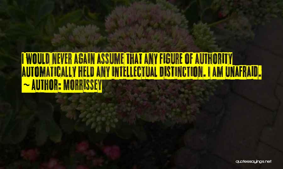 Distinction Quotes By Morrissey