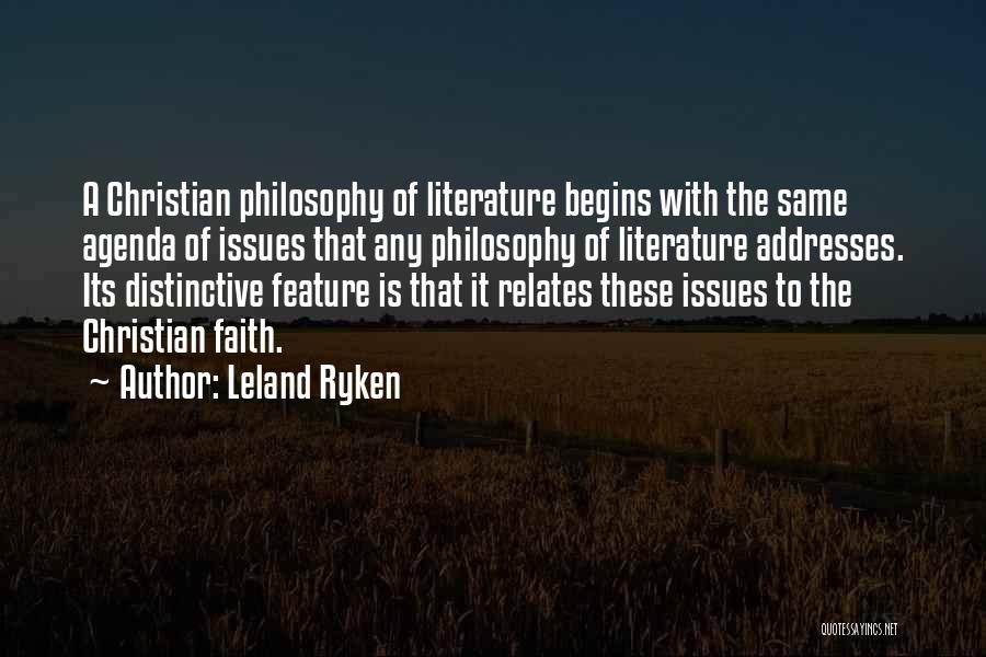 Distinctive Quotes By Leland Ryken