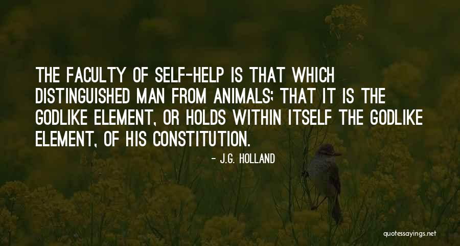 Distinguished Man Quotes By J.G. Holland