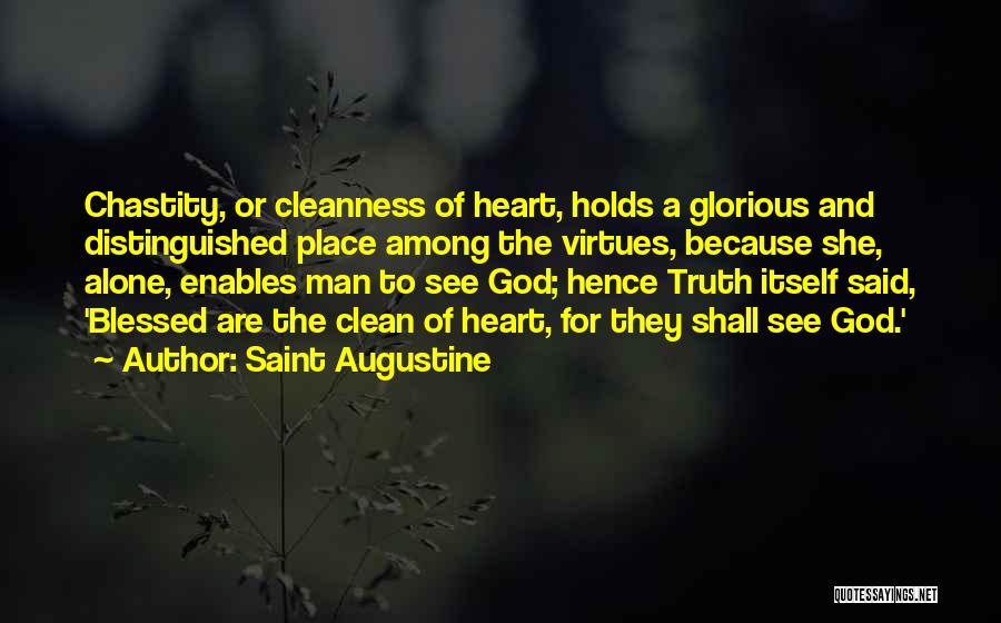 Distinguished Man Quotes By Saint Augustine