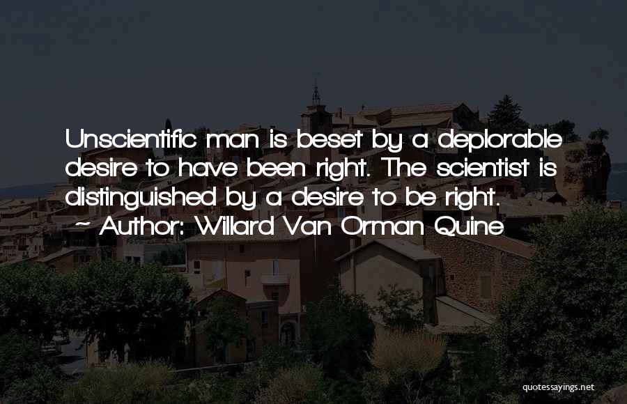 Distinguished Man Quotes By Willard Van Orman Quine