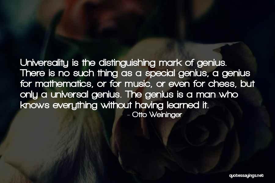 Distinguishing Mark Quotes By Otto Weininger Distinguishing Mark Quotes By Otto Weininger