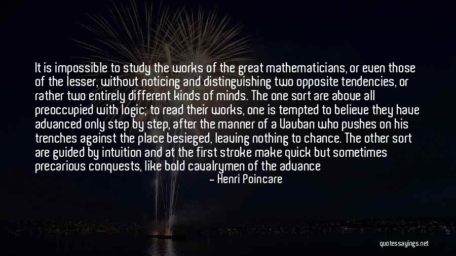 Distinguishing Yourself Quotes By Henri Poincare Distinguishing Yourself Quotes By Henri Poincare