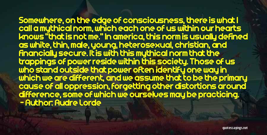 Distortions Quotes By Audre Lorde