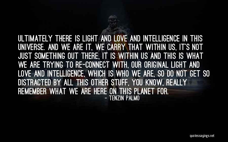 Distracted Love Quotes By Tenzin Palmo