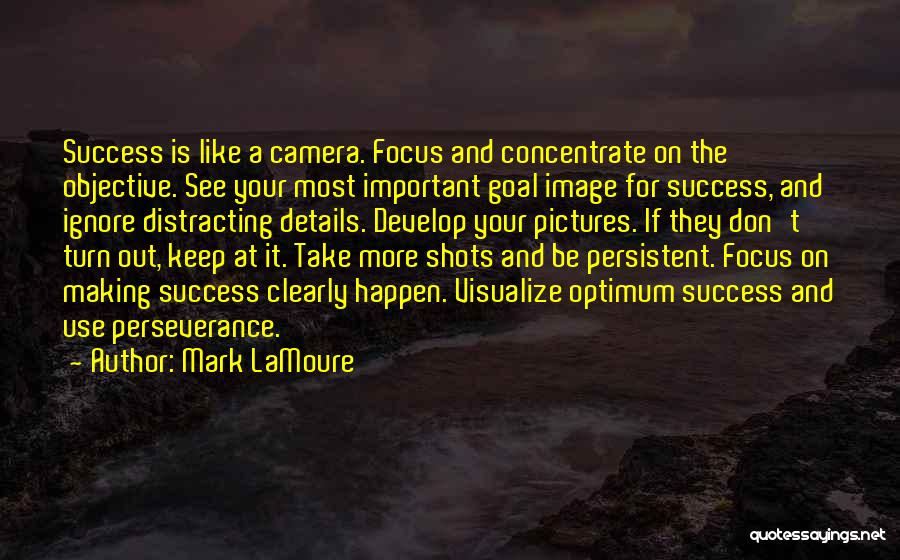 Distracting Yourself Quotes By Mark LaMoure