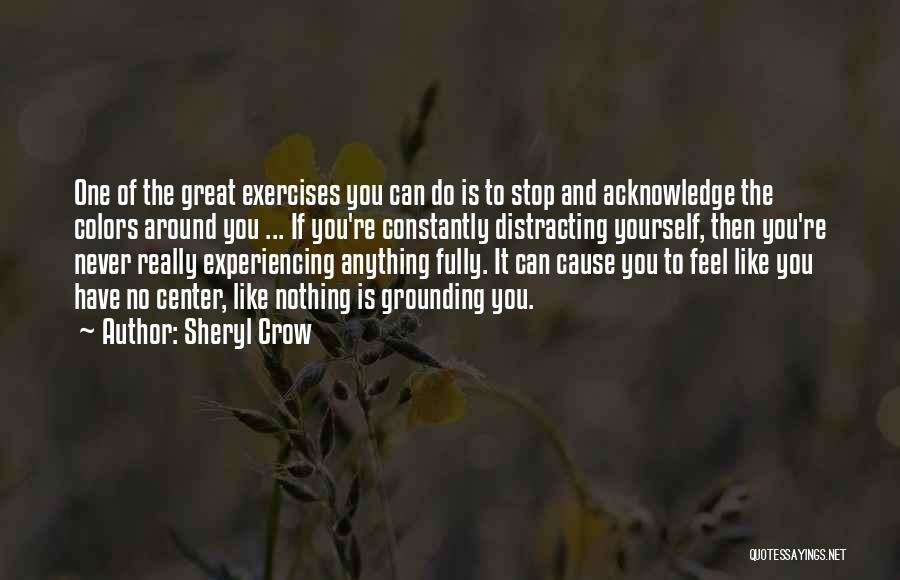 Distracting Yourself Quotes By Sheryl Crow